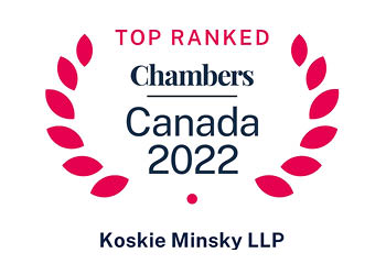 KM Listed in Chambers Canada 2022
